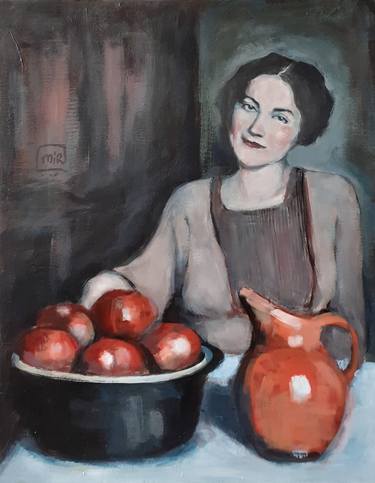 Lady with Apples thumb