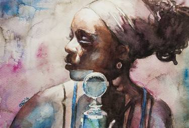 Original Portraiture Portrait Paintings by Malgorzata Miroslaw