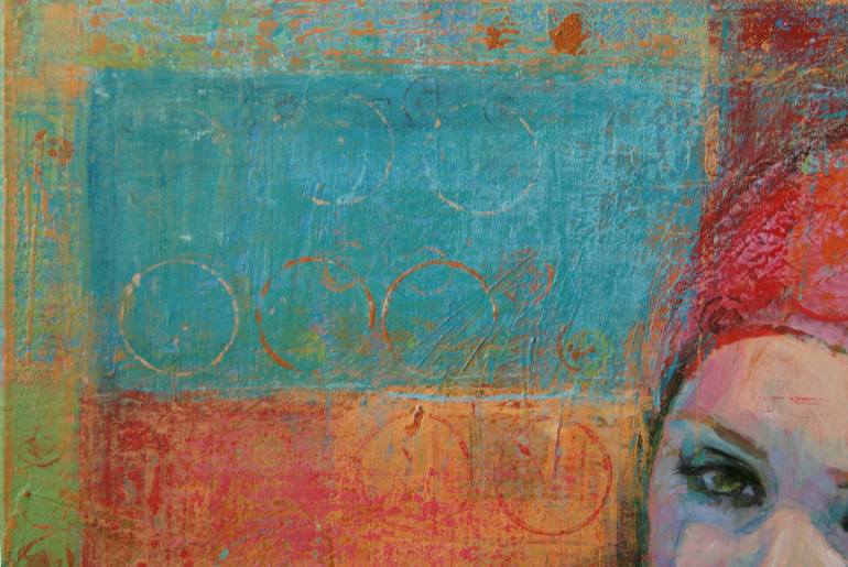 Original Contemporary People Painting by Malgorzata Miroslaw
