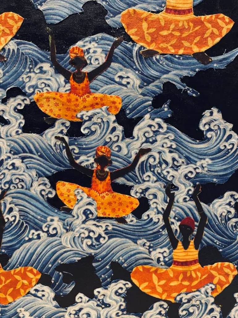 Original Abstract Women Collage by Karen Terry