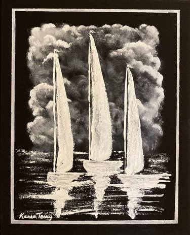 Print of Boat Paintings by Karen Terry
