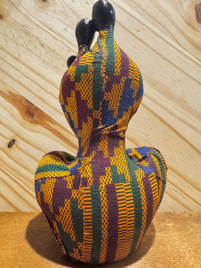 Original Abstract Family Sculpture by Karen Terry