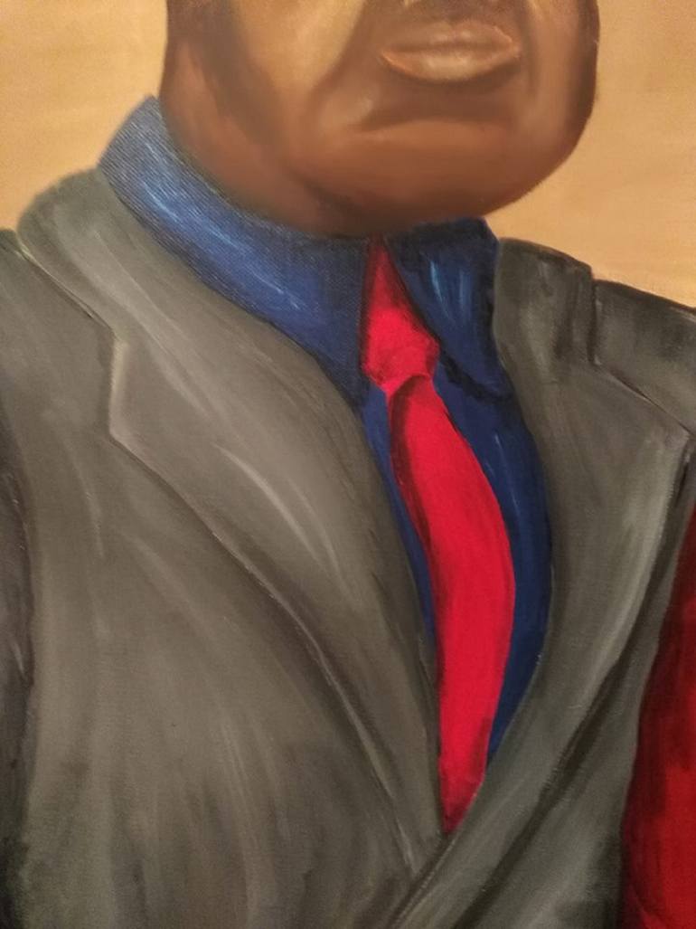 Original Folk Men Painting by Karen Terry