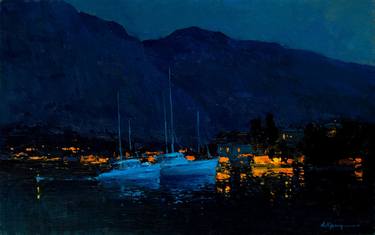 Night in the Bay of Kotor thumb