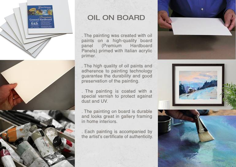 Original Impressionism Language Painting by Aleksandr Kryushyn