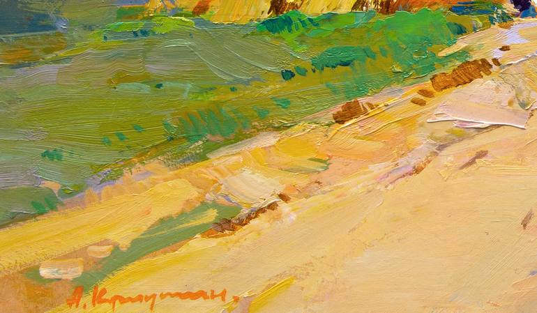 Original Impressionism Language Painting by Aleksandr Kryushyn