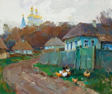 Original Rural life Paintings by Aleksandr Kryushyn