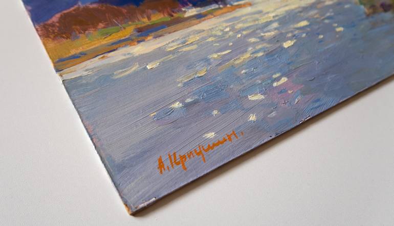 Original Impressionism Landscape Painting by Aleksandr Kryushyn