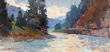 Original Impressionism Landscape Paintings by Aleksandr Kryushyn