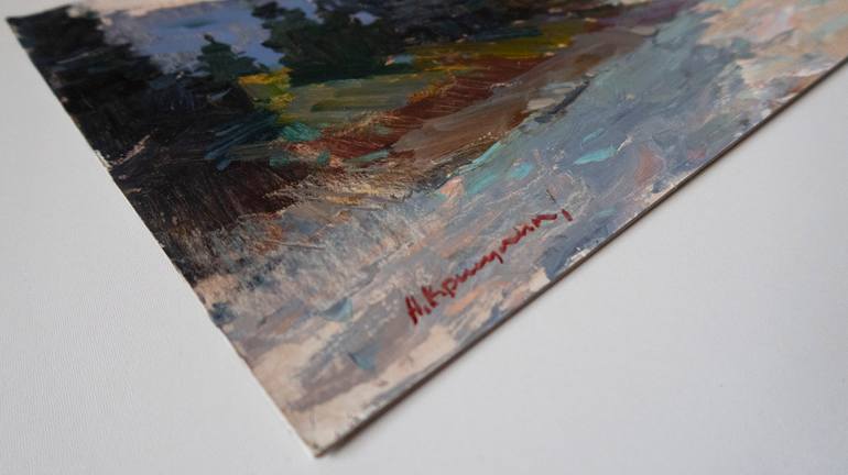 Original Impressionism Landscape Painting by Aleksandr Kryushyn