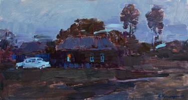 Original Impressionism Rural Life Paintings by Aleksandr Kryushyn