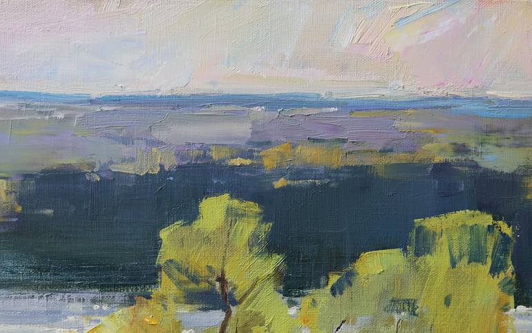 Original Impressionism Landscape Painting by Aleksandr Kryushyn