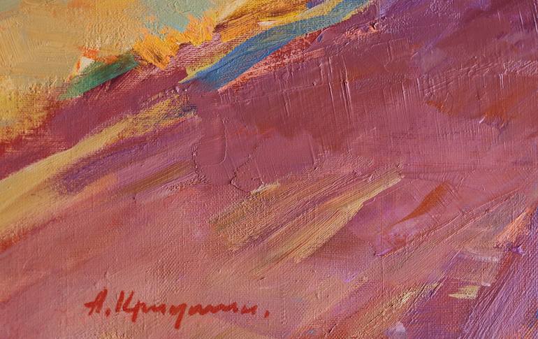 Original Impressionism Landscape Painting by Aleksandr Kryushyn