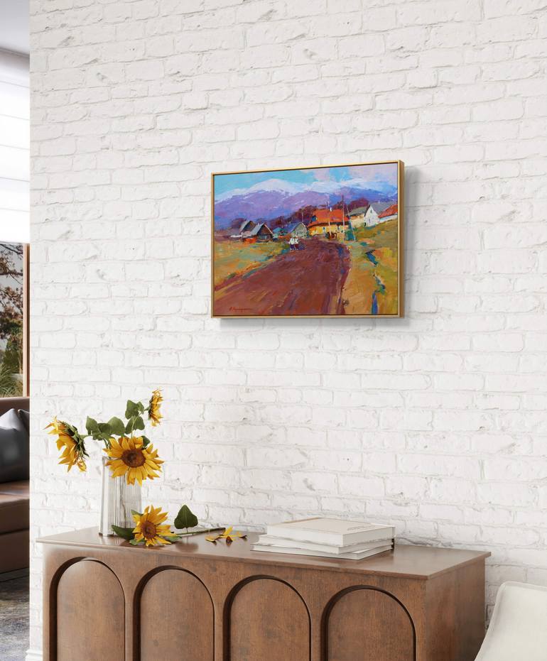 Original Impressionism Landscape Painting by Aleksandr Kryushyn