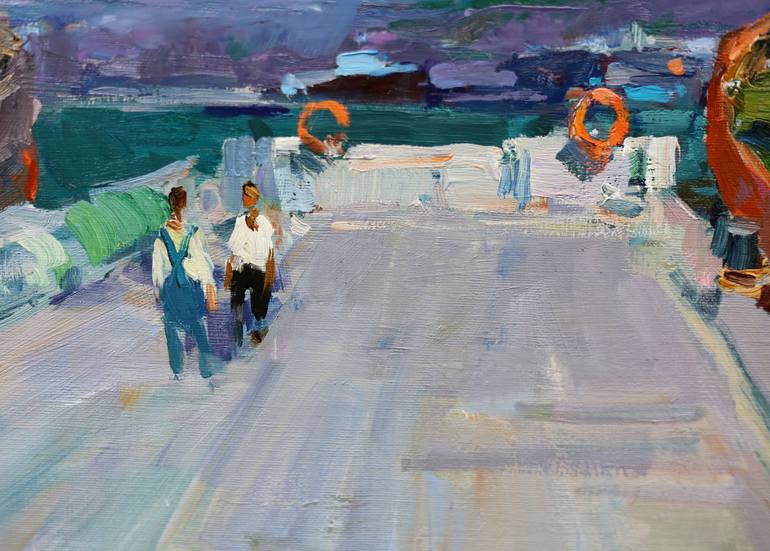 Original Figurative Landscape Painting by Aleksandr Kryushyn