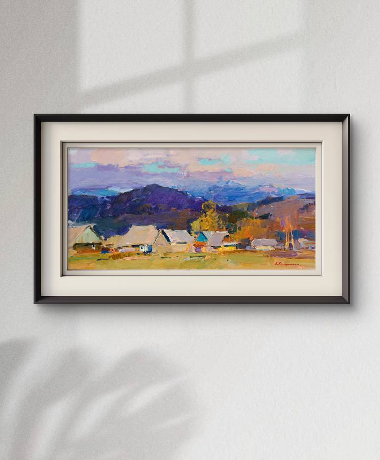 Original Impressionism Landscape Painting by Aleksandr Kryushyn
