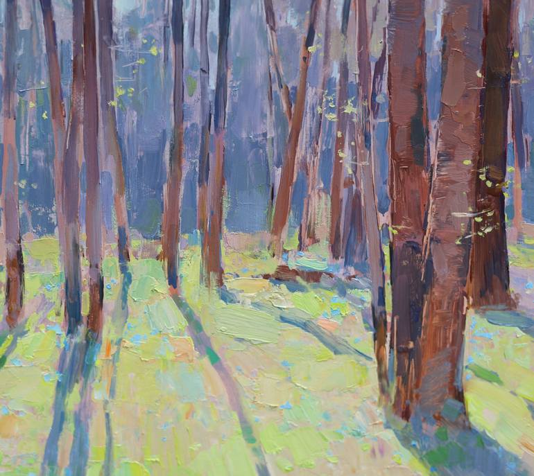 Original Impressionism Landscape Painting by Aleksandr Kryushyn
