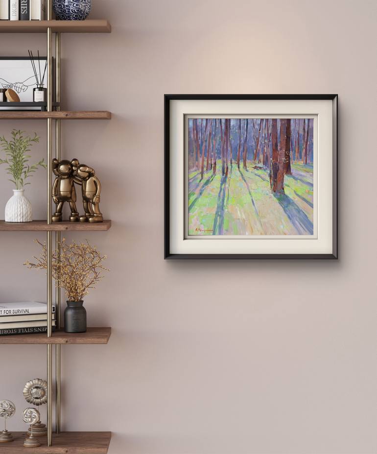 Original Impressionism Landscape Painting by Aleksandr Kryushyn