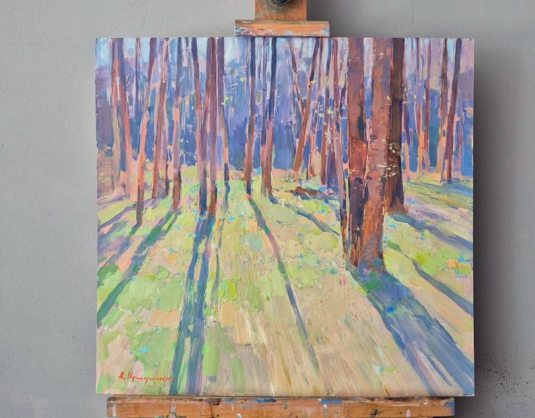 Original Impressionism Landscape Painting by Aleksandr Kryushyn