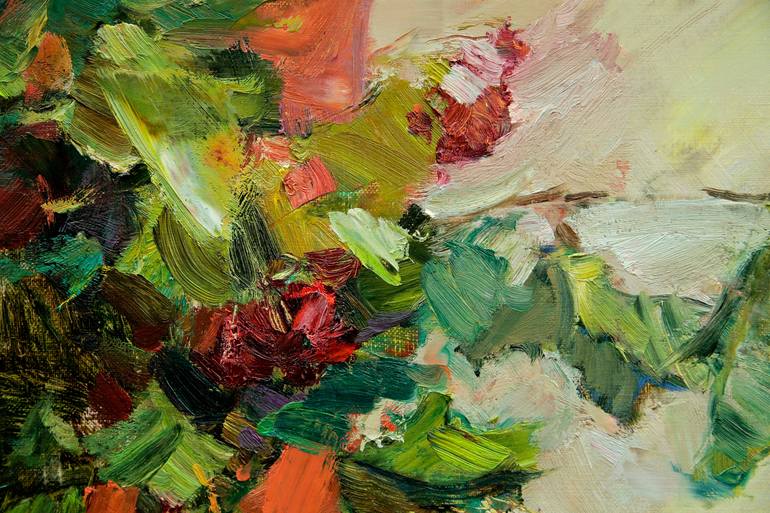 Original Impressionism Still Life Painting by Aleksandr Kryushyn