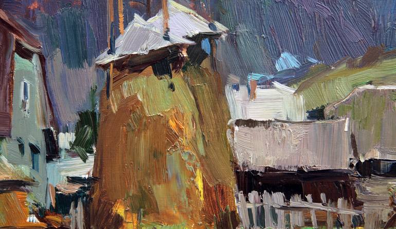 Original Expressionism Landscape Painting by Aleksandr Kryushyn