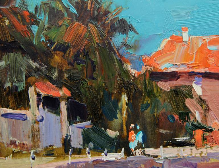Original Impressionism Landscape Painting by Aleksandr Kryushyn