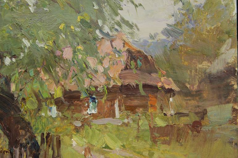 Original Impressionism Landscape Painting by Aleksandr Kryushyn