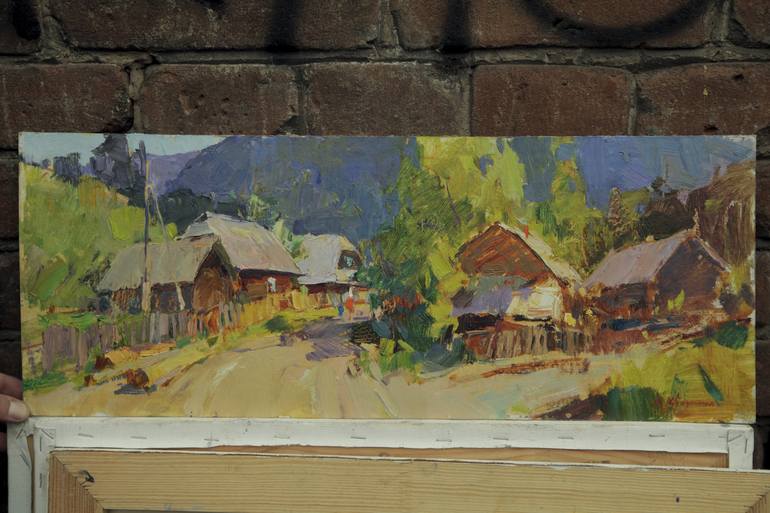 Original Impressionism Landscape Painting by Aleksandr Kryushyn