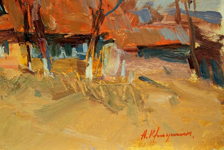 Original Impressionism Landscape Painting by Aleksandr Kryushyn