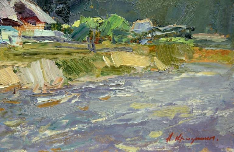 Original Impressionism Landscape Painting by Aleksandr Kryushyn