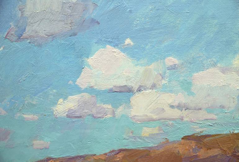 Original Impressionism Landscape Painting by Aleksandr Kryushyn