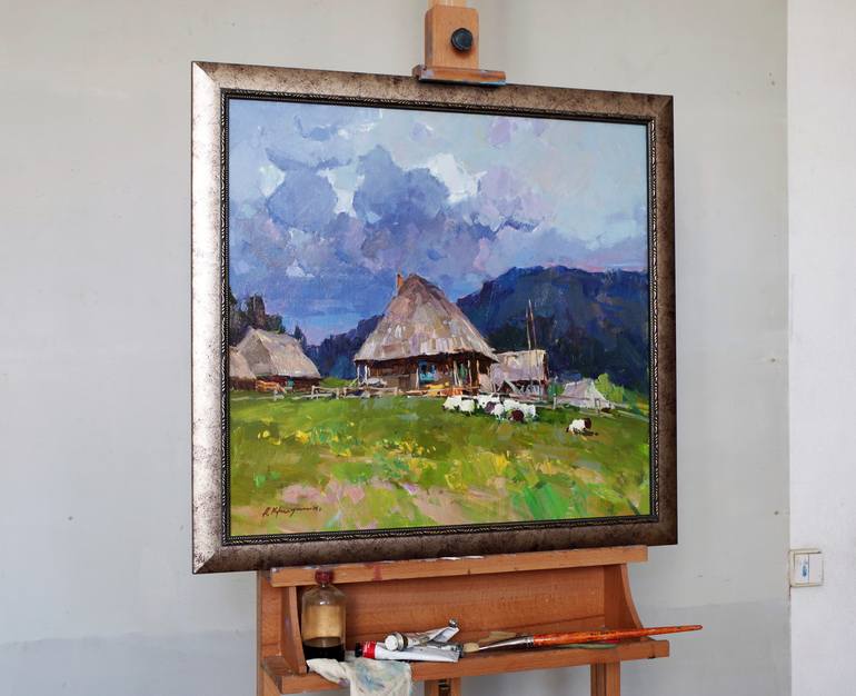 Original Landscape Painting by Aleksandr Kryushyn