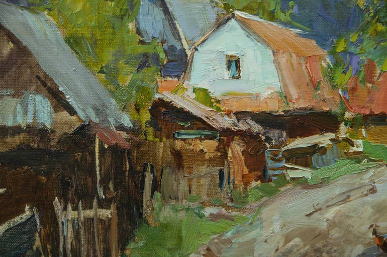 Original Impressionism Landscape Painting by Aleksandr Kryushyn