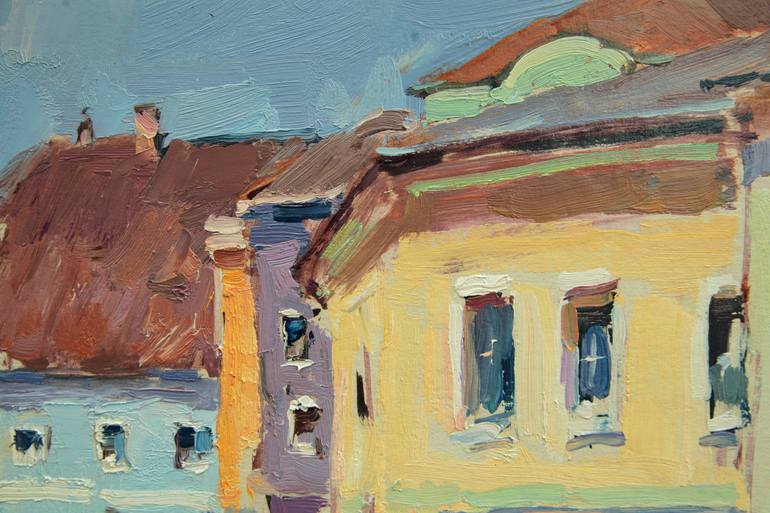 Original Impressionism Landscape Painting by Aleksandr Kryushyn