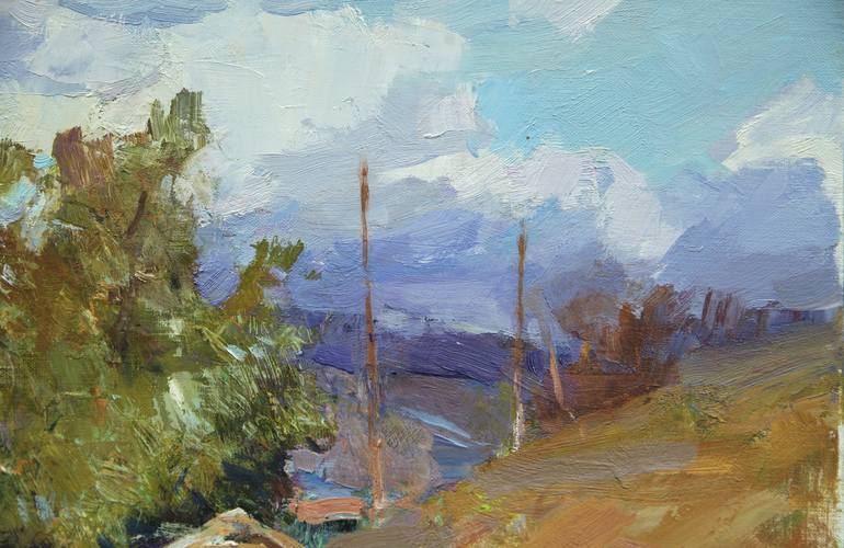 Original Fine Art Landscape Painting by Aleksandr Kryushyn