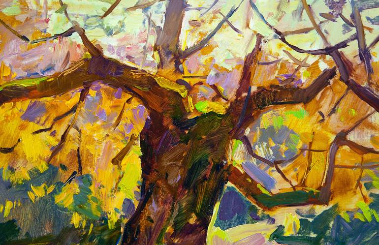 Original Tree Painting by Aleksandr Kryushyn