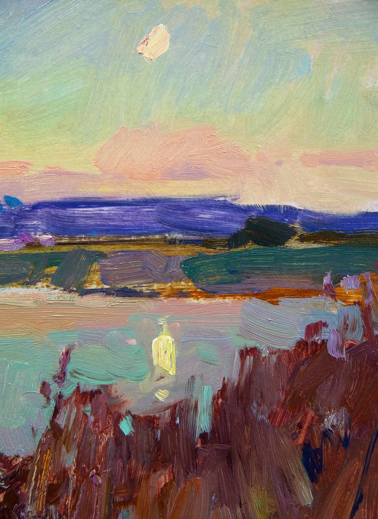 Original Impressionism Landscape Painting by Aleksandr Kryushyn
