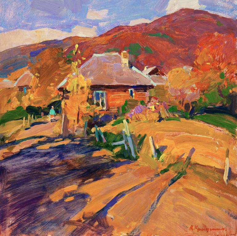 Print of Fine Art Landscape Paintings by Aleksandr Kryushyn