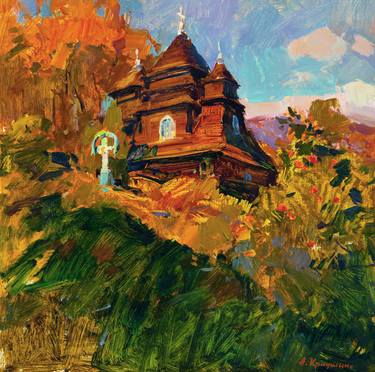 Original Impressionism Architecture Paintings by Aleksandr Kryushyn