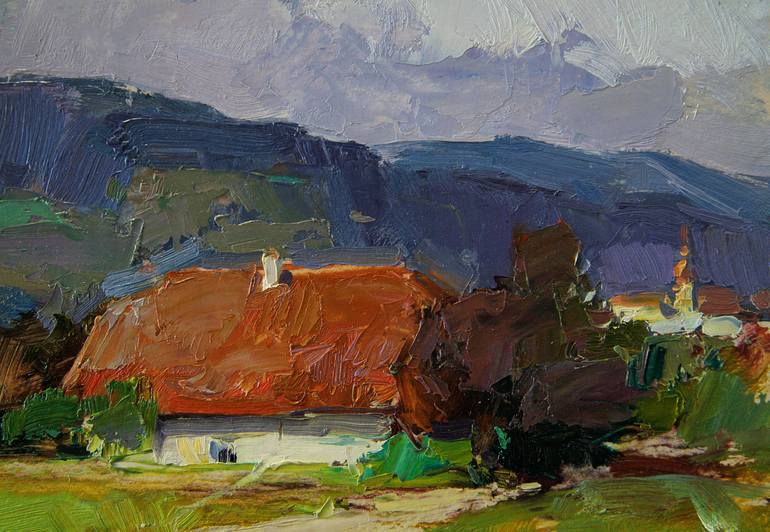 Original Landscape Painting by Aleksandr Kryushyn