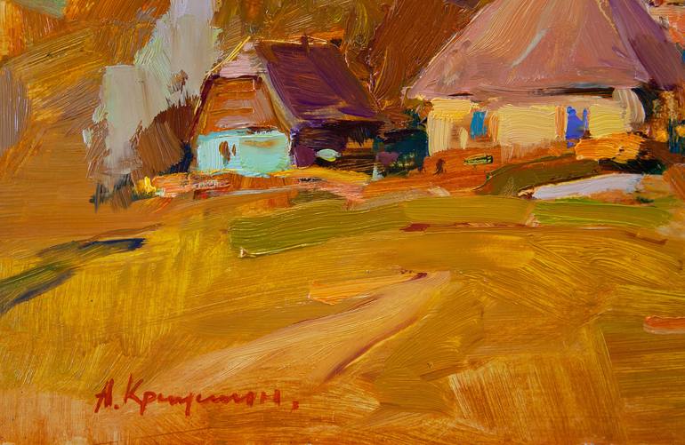 Original Fine Art Landscape Painting by Aleksandr Kryushyn