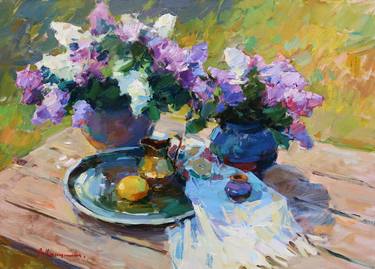 Original Fine Art Still Life Paintings by Aleksandr Kryushyn