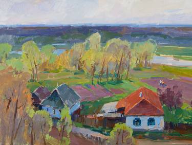 Original Rural life Paintings by Aleksandr Kryushyn
