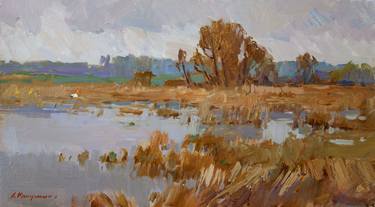 Original Impressionism Nature Paintings by Aleksandr Kryushyn