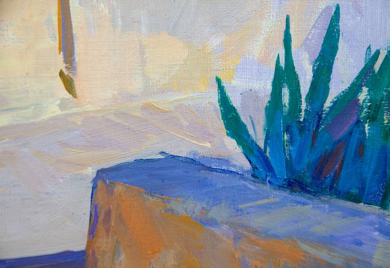 Original Impressionism Beach Painting by Aleksandr Kryushyn