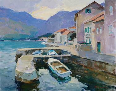 Morning after the rain. Kotor Bay thumb