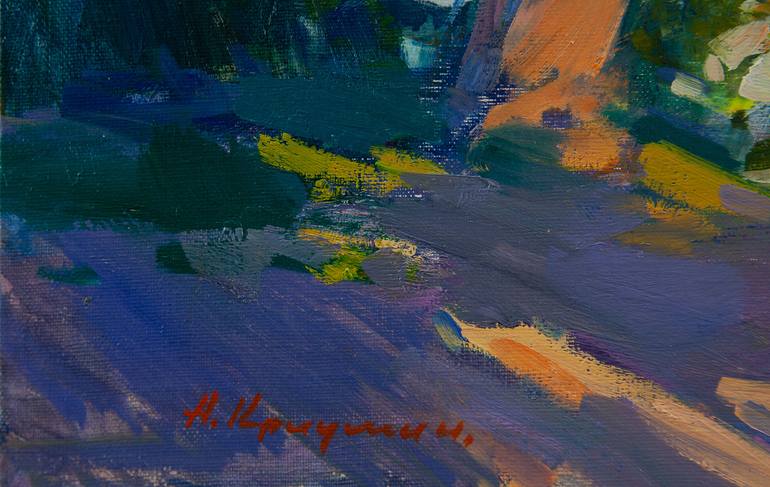 Original Expressionism Seascape Painting by Aleksandr Kryushyn