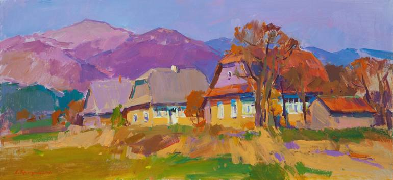 Print of Impressionism Rural life Paintings by Aleksandr Kryushyn