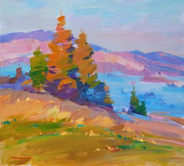 Original Impressionism Landscape Paintings by Aleksandr Kryushyn