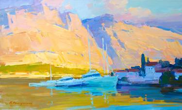 Print of Impressionism Seascape Paintings by Aleksandr Kryushyn